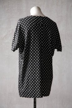 画像16: Wir Lineal / リネアル / L4114W108 / コットンフライスドットニット バッククロスドルマンフラットTシャツ / Borke (16)