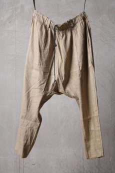 画像8: Wir Lineal / リネアル / L1104/4110W106 / サルエルドレスパンツ #1 / Guckloch (8)