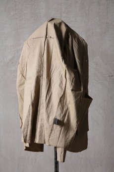 画像19: Wir Lineal / リネアル / L1101/4105W103 / ルーズドレスシャツ / Blinken (19)