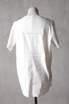画像16: Wir Lineal / リネアル / L1102/4106W104 / ファブリックドレスTシャツ / Auf Wiedersehen (16)