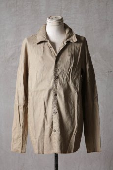 画像14: Wir Lineal / リネアル / L1101/4105W103 / ルーズドレスシャツ / Blinken (14)