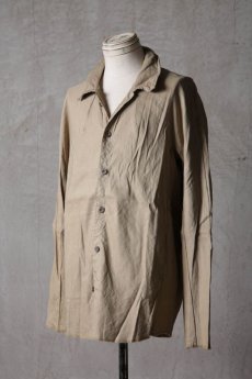 画像15: Wir Lineal / リネアル / L1101/4105W103 / ルーズドレスシャツ / Blinken (15)