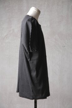 画像6: Wir Lineal / リネアル / L4114W108 / コットンフライスドットニット バッククロスドルマンフラットTシャツ / Borke (6)