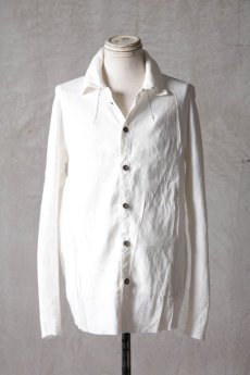 画像8: Wir Lineal / リネアル / L1101/4105W103 / ルーズドレスシャツ / Blinken (8)