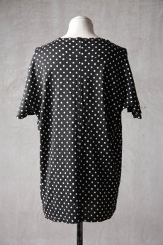画像17: Wir Lineal / リネアル / L4114W108 / コットンフライスドットニット バッククロスドルマンフラットTシャツ / Borke (17)