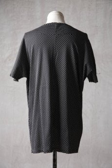 画像9: Wir Lineal / リネアル / L4114W108 / コットンフライスドットニット バッククロスドルマンフラットTシャツ / Borke (9)