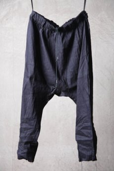 画像10: Wir Lineal / リネアル / L1104/4110W106 / サルエルドレスパンツ #1 / Guckloch (10)