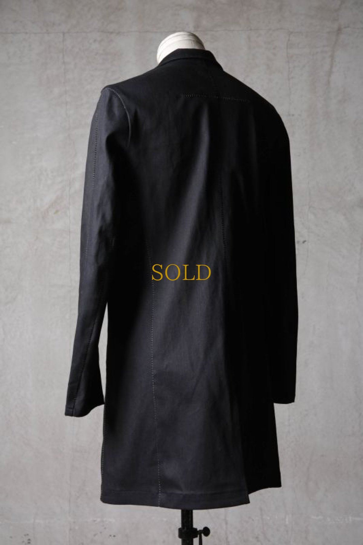 画像17: Thee OLD CIRCUS '' 1973 '' / 414103108 / " Lost Needle " / Stretch Iron Denim 8oz 3Bハーヴェストスリーブチェスターコート (17)