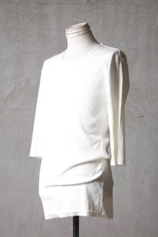 画像3: Thee OLD CIRCUS / K006-166 / Ultimate rib knit / U NECK CS SLEEVE (3)