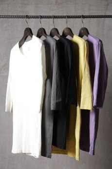 画像1: Thee OLD CIRCUS / K006-166 / Ultimate rib knit / U NECK CS SLEEVE (1)