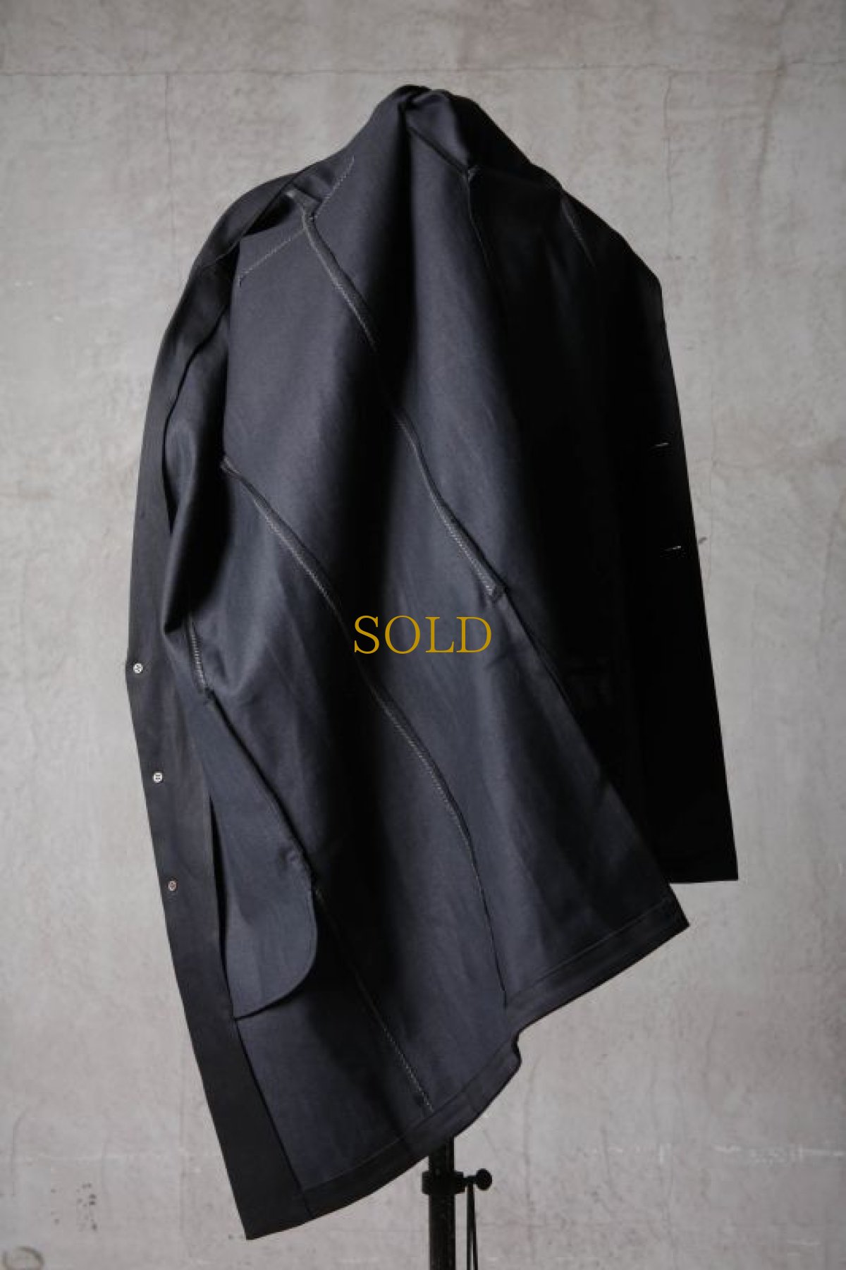 画像19: Thee OLD CIRCUS '' 1973 '' / 414103108 / " Lost Needle " / Stretch Iron Denim 8oz 3Bハーヴェストスリーブチェスターコート (19)