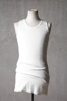 画像2: Thee OLD CIRCUS / K006-156 / Ultimate rib knit / SEMI LONG TANK TOP (2)