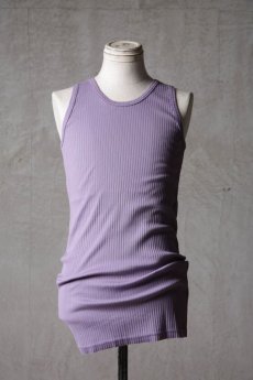 画像22: Thee OLD CIRCUS / K006-156 / Ultimate rib knit / SEMI LONG TANK TOP (22)