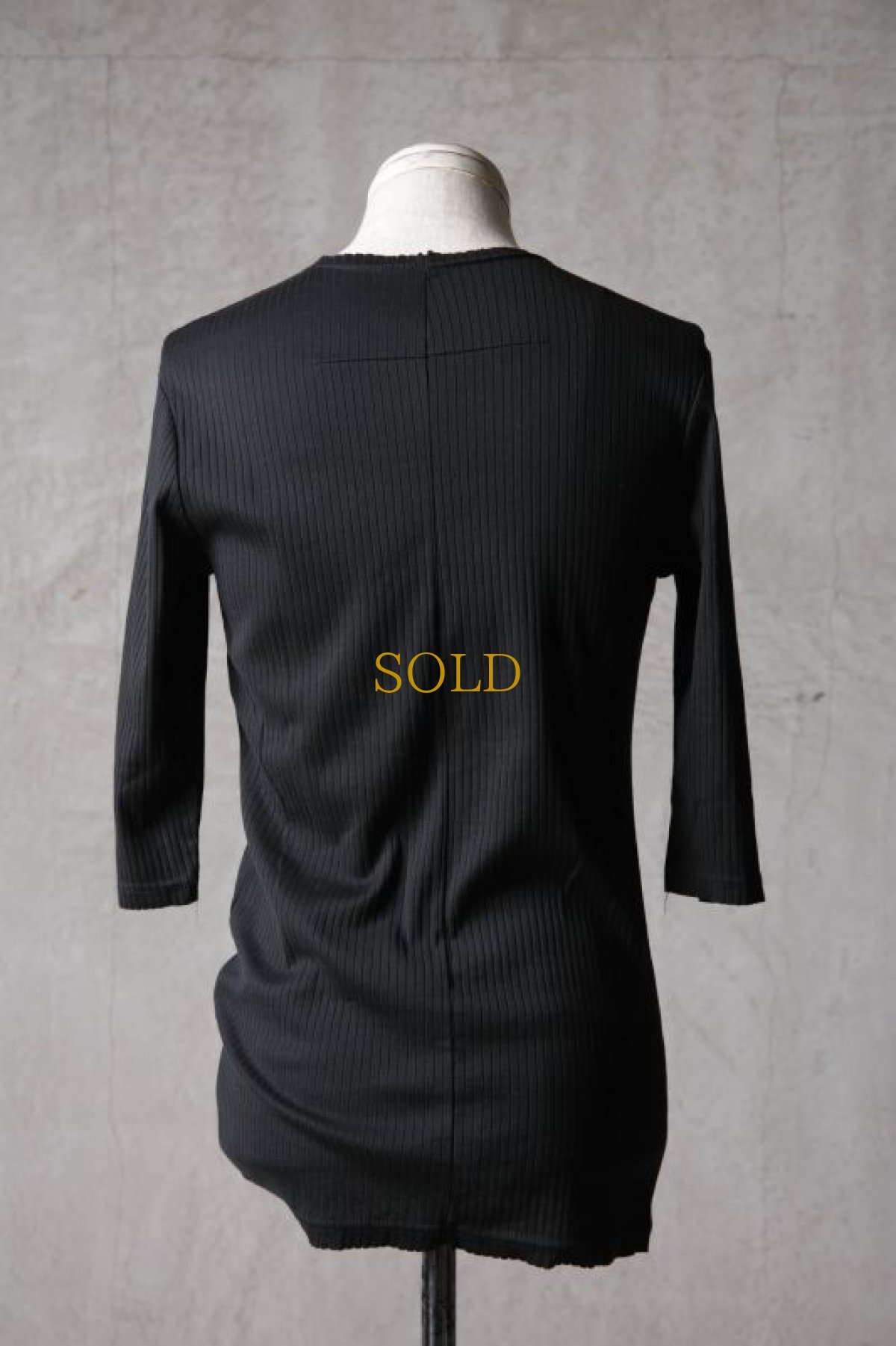 画像15: Thee OLD CIRCUS / K006-166 / Ultimate rib knit / U NECK CS SLEEVE (15)