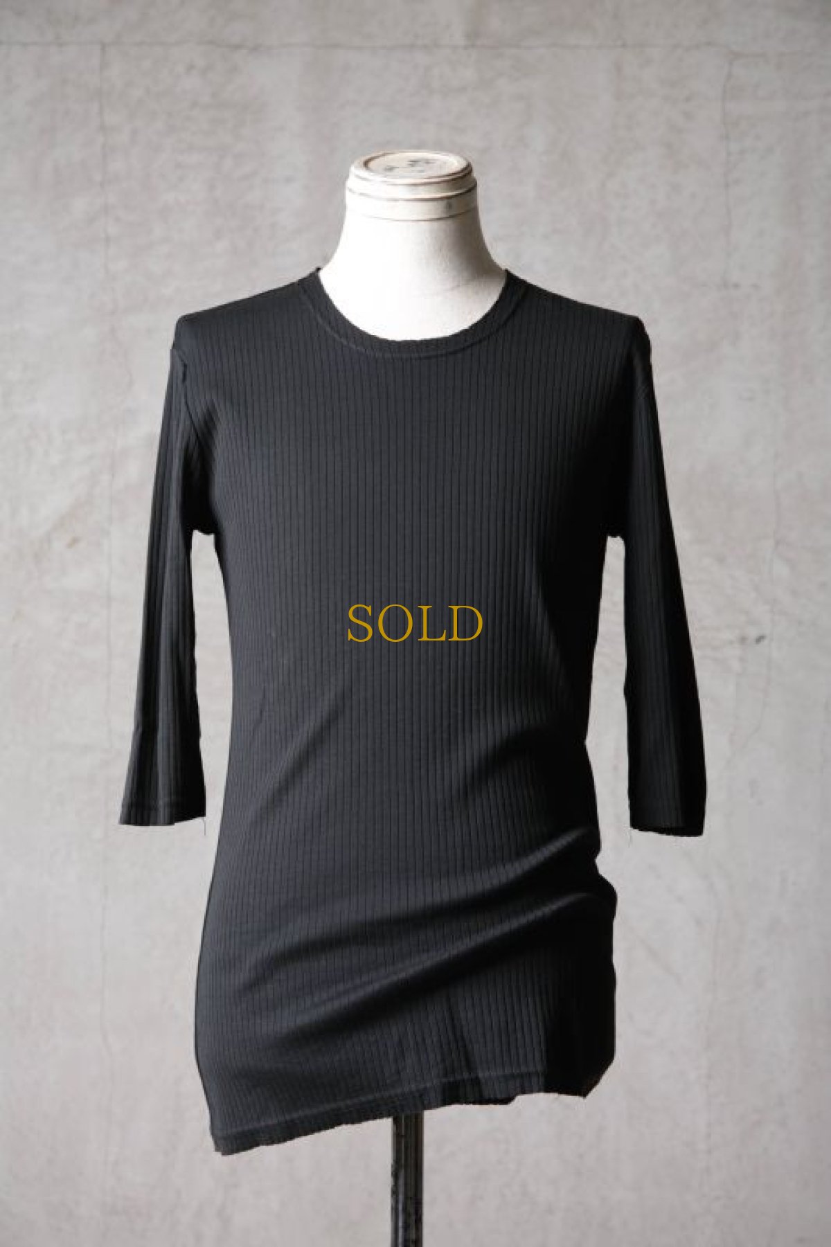 画像11: Thee OLD CIRCUS / K006-166 / Ultimate rib knit / U NECK CS SLEEVE (11)