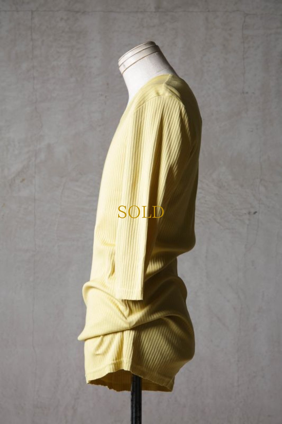 画像18: Thee OLD CIRCUS / K006-166 / Ultimate rib knit / U NECK CS SLEEVE (18)