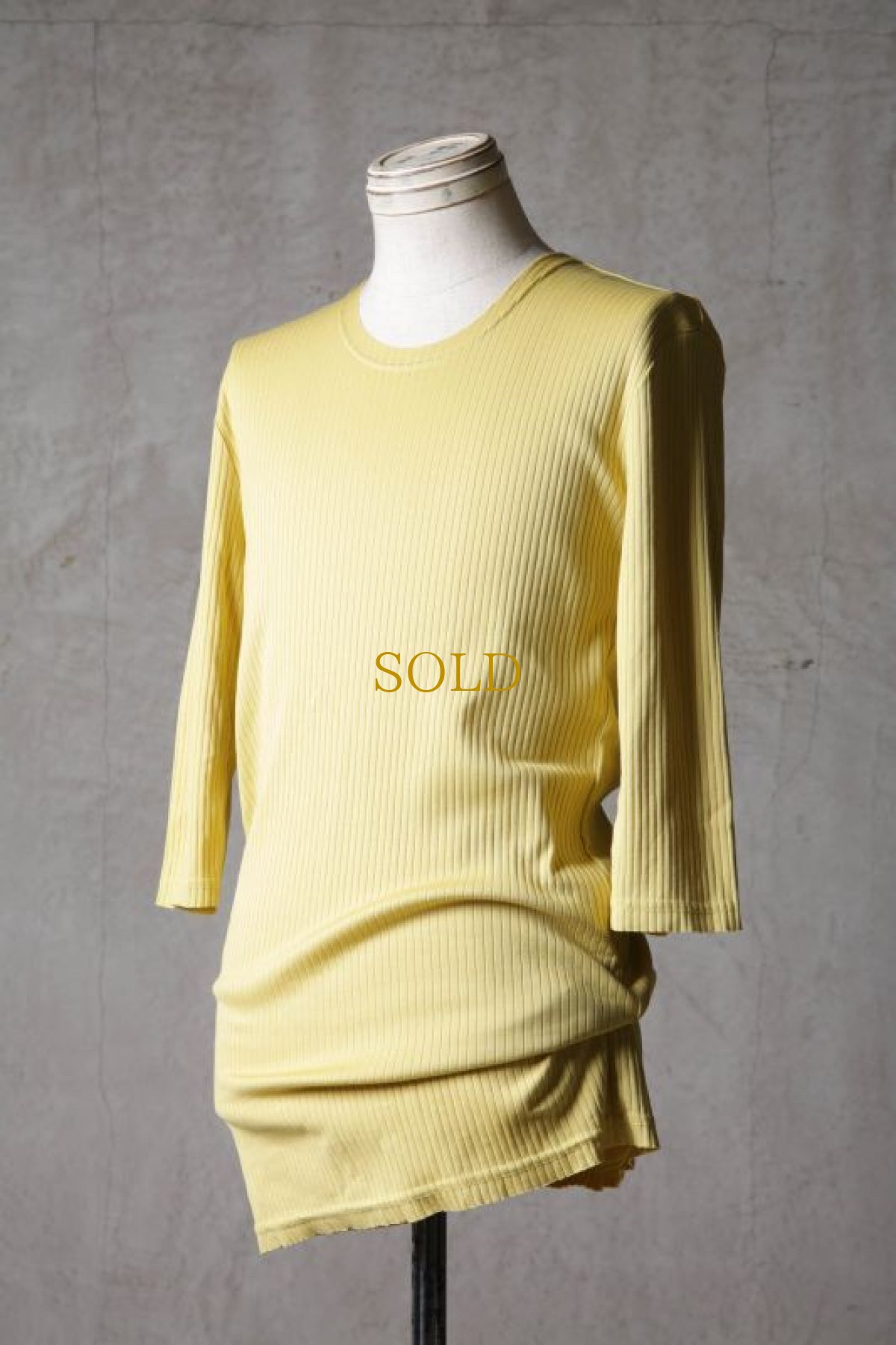 画像17: Thee OLD CIRCUS / K006-166 / Ultimate rib knit / U NECK CS SLEEVE (17)