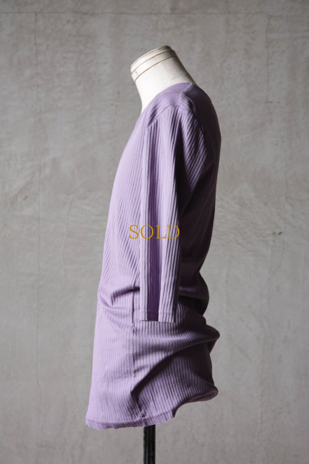 画像23: Thee OLD CIRCUS / K006-166 / Ultimate rib knit / U NECK CS SLEEVE (23)