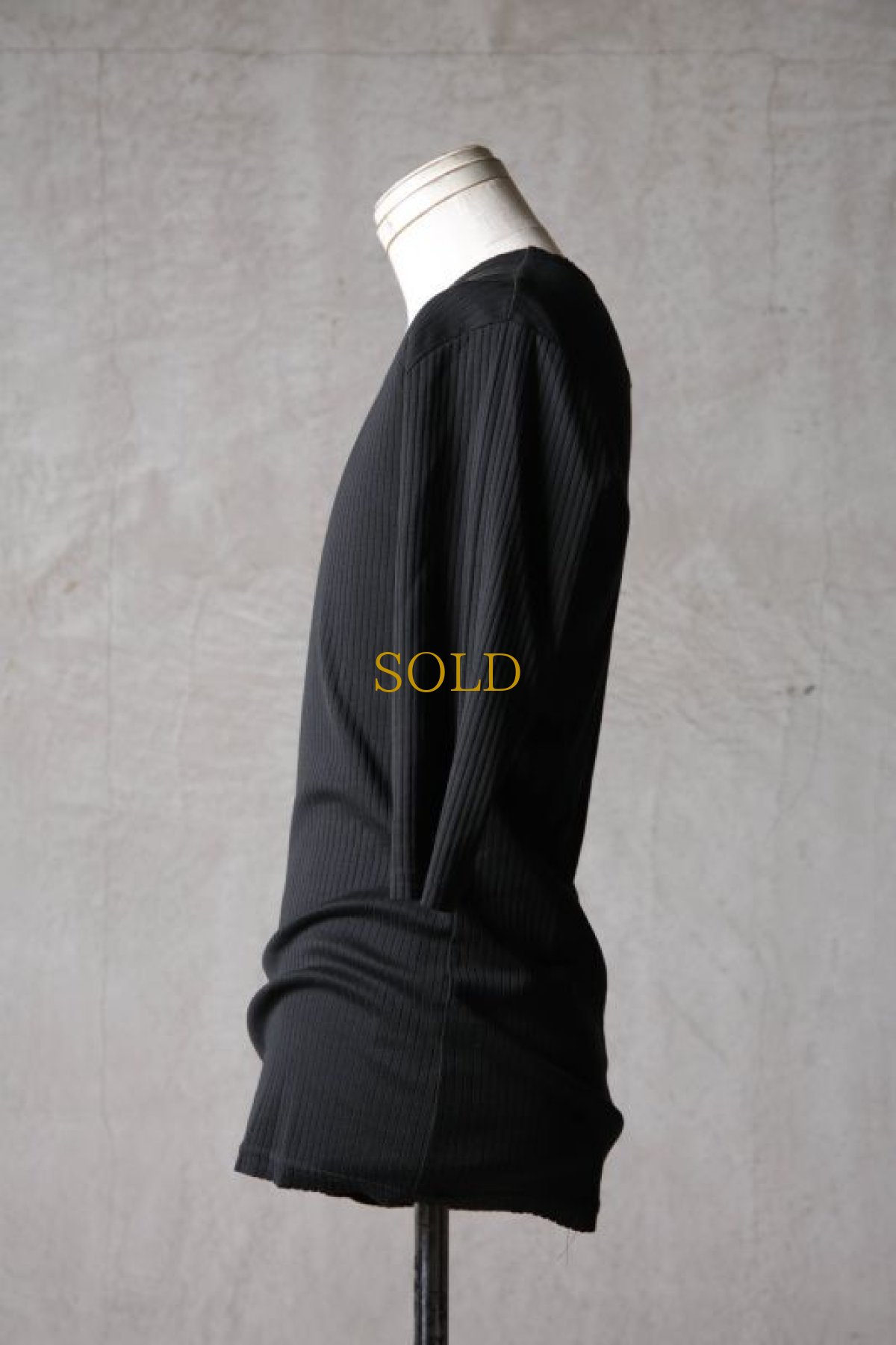 画像13: Thee OLD CIRCUS / K006-166 / Ultimate rib knit / U NECK CS SLEEVE (13)