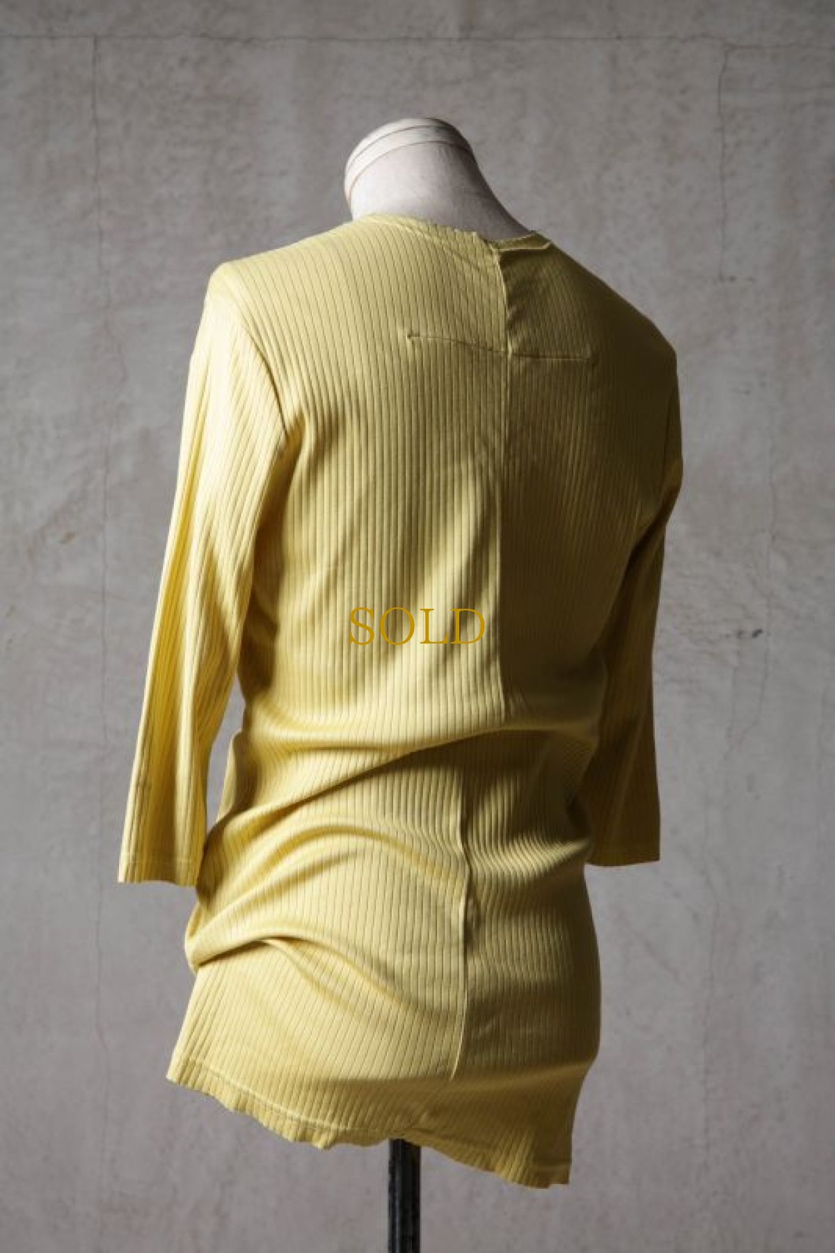 画像19: Thee OLD CIRCUS / K006-166 / Ultimate rib knit / U NECK CS SLEEVE (19)