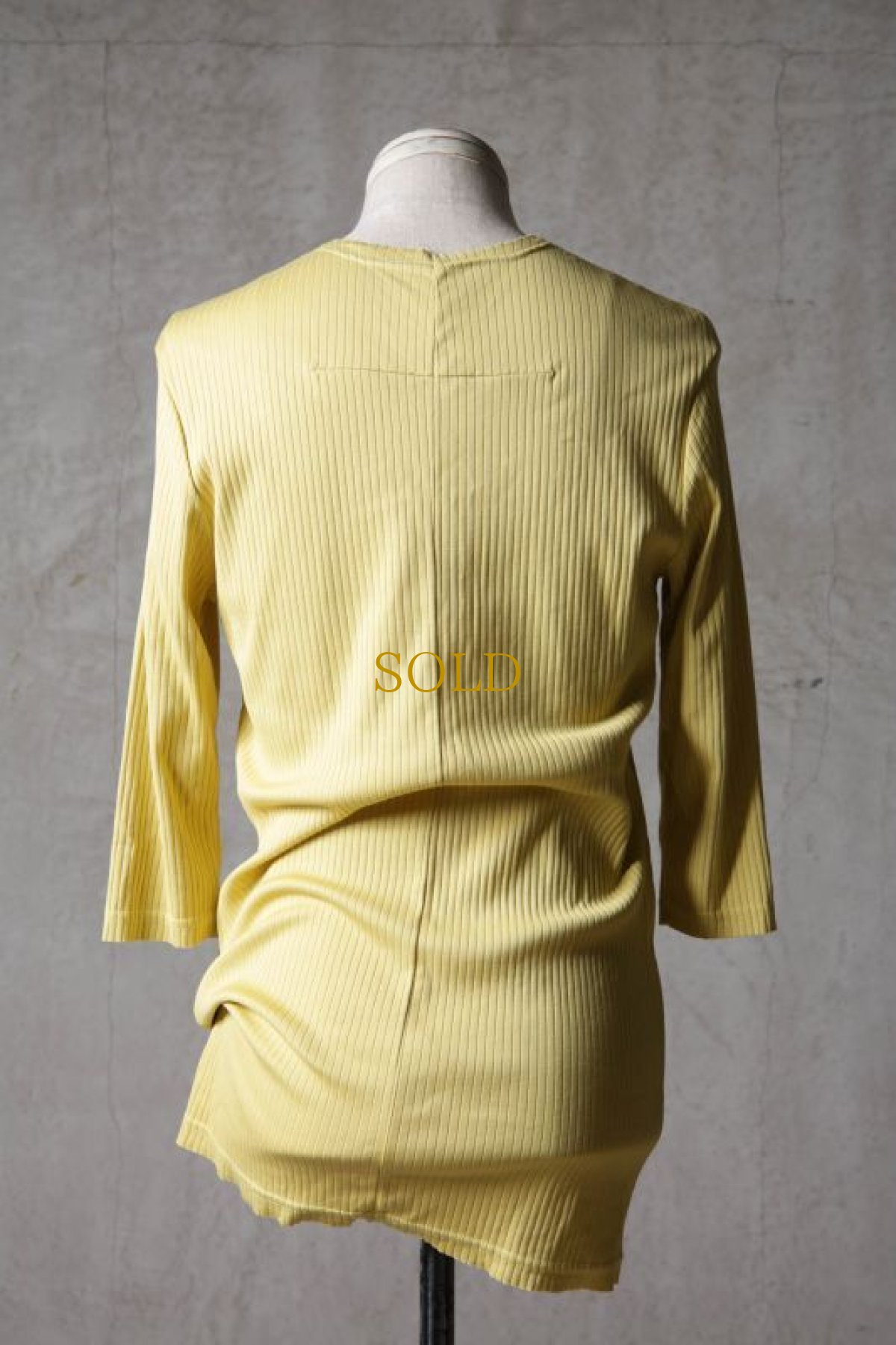 画像20: Thee OLD CIRCUS / K006-166 / Ultimate rib knit / U NECK CS SLEEVE (20)