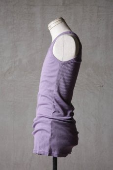 画像24: Thee OLD CIRCUS / K006-156 / Ultimate rib knit / SEMI LONG TANK TOP (24)