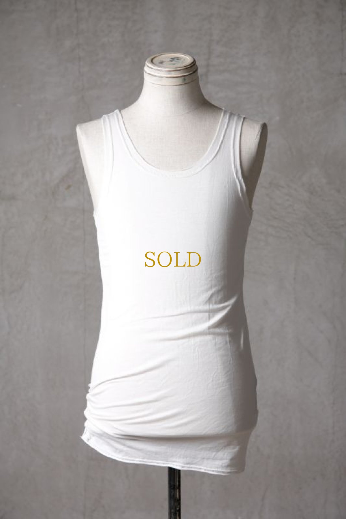 画像2: Thee OLD CIRCUS '' 1973 '' / 423205137 / " Sunlight " / Tencel Erasten knit タンクトップ (2)