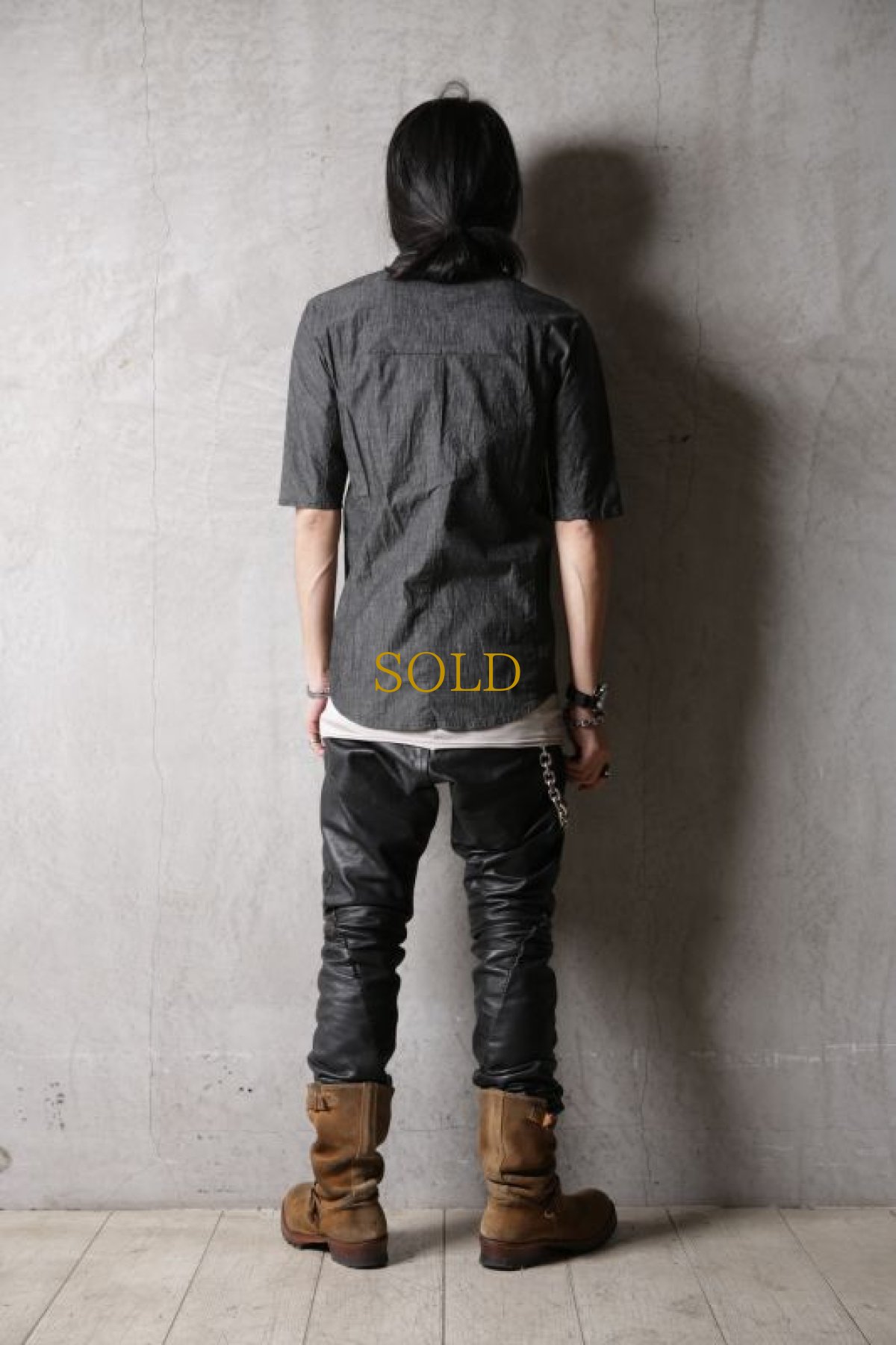 画像25: Thee OLD CIRCUS '' 1973 '' / 423202127 / " Stage " / Zimbabwe cotton stretch dungaree denim ライダースネックシャツ (25)