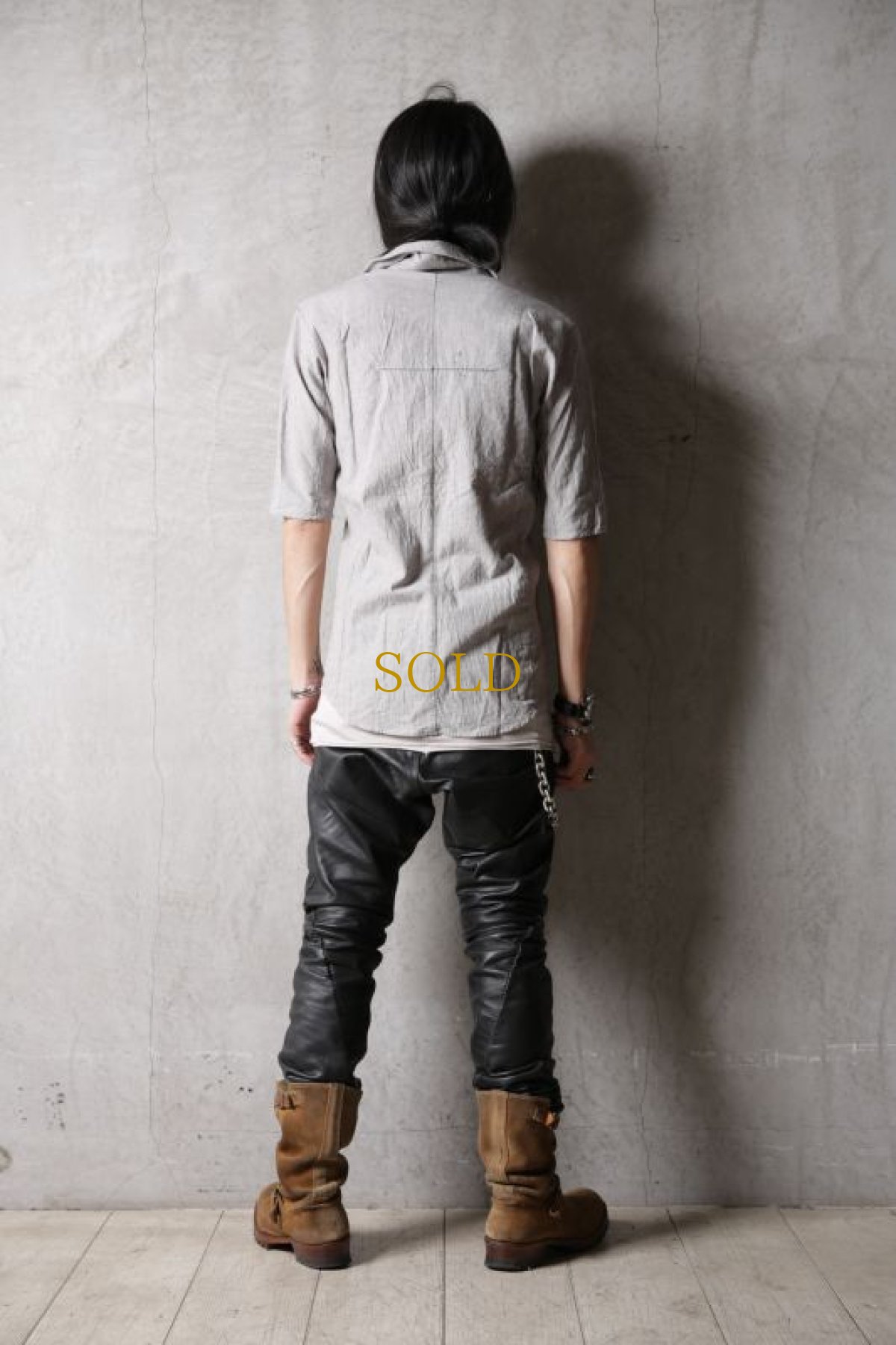 画像22: Thee OLD CIRCUS '' 1973 '' / 423203107 / " Street Corner " / Cotton linen canvas dungarees ハーヴェストハーフスリーブシャツ (22)