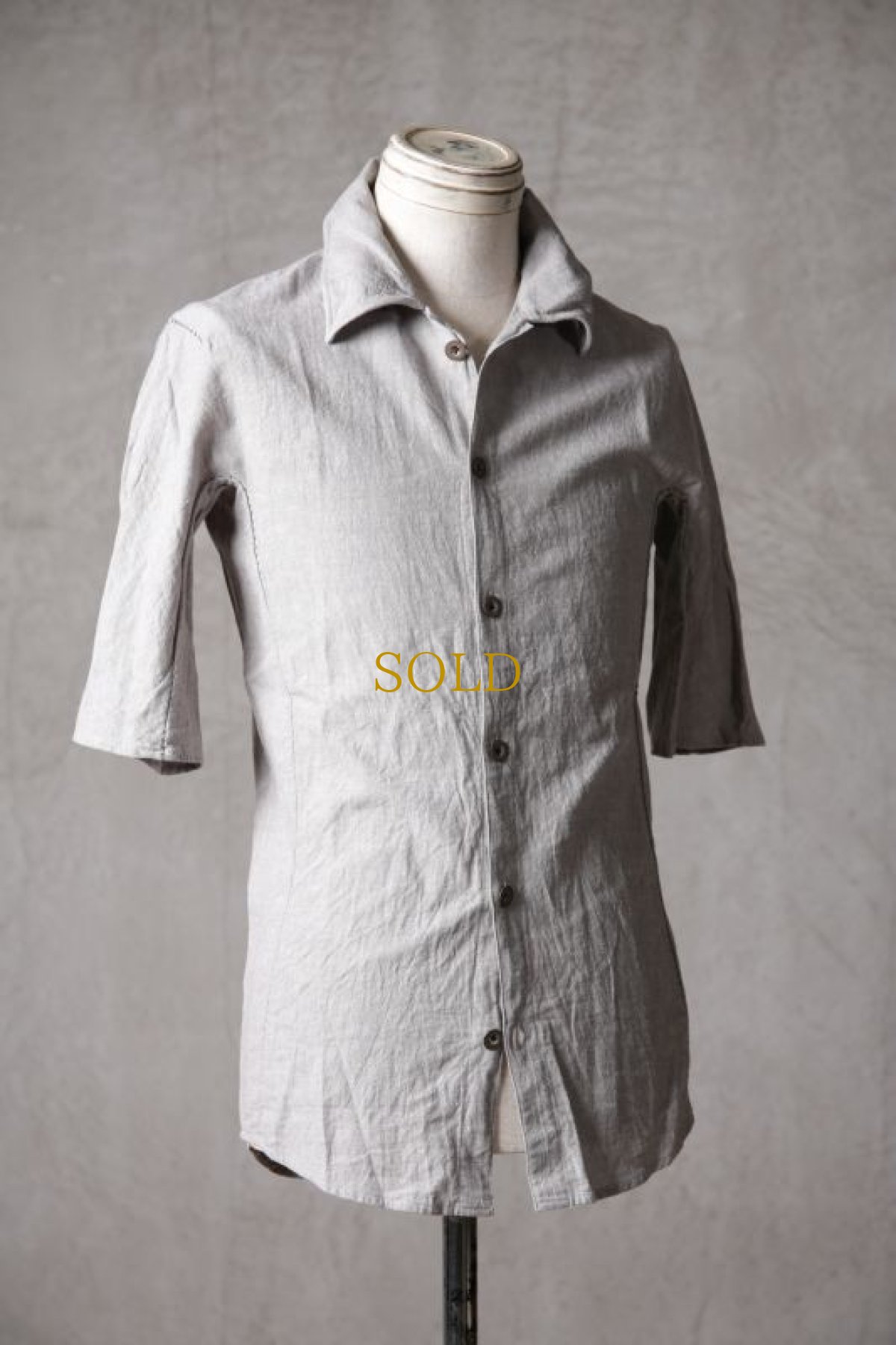 画像4: Thee OLD CIRCUS '' 1973 '' / 423203107 / " Street Corner " / Cotton linen canvas dungarees ハーヴェストハーフスリーブシャツ (4)