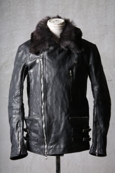 画像12: incarnation / インカネーション " RUST Collection 2023 AW " / Thee Session / 12711-41517 / HORSE LEATHER " BANZAI " W-BREAST RIDERS LINED (12)