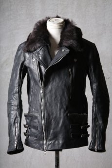 画像11: incarnation / インカネーション " RUST Collection 2023 AW " / Thee Session / 12711-41517 / HORSE LEATHER " BANZAI " W-BREAST RIDERS LINED (11)