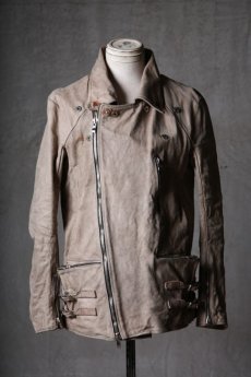 画像21: incarnation / インカネーション " RUST Collection 2023 AW " / Thee Session / 12711-41517 / HORSE LEATHER " BANZAI " W-BREAST RIDERS LINED (21)