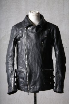 画像10: incarnation / インカネーション " RUST Collection 2023 AW " / Thee Session / 12711-41517 / HORSE LEATHER " BANZAI " W-BREAST RIDERS LINED (10)