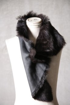 画像3: incarnation / インカネーション / 91-8790 / SHEEP SHEARLING  NECK WARMER (3)