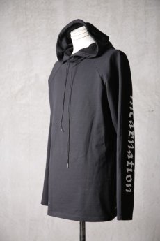 画像3: incarnation / インカネーション / 85-3390 / CO92% EL8% CUT & SAWN HOODED RAGLAN LONG SLEEVE (3)