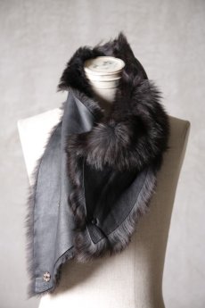 画像2: incarnation / インカネーション / 91-8790 / SHEEP SHEARLING  NECK WARMER (2)
