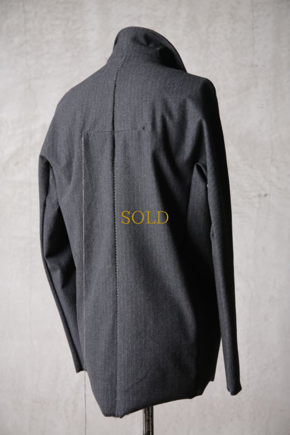 画像7: Wir Lineal / リネアル / KL011-W103 / Protean knit melton Inorganic DRESS SHIRTS / Blinken (7)