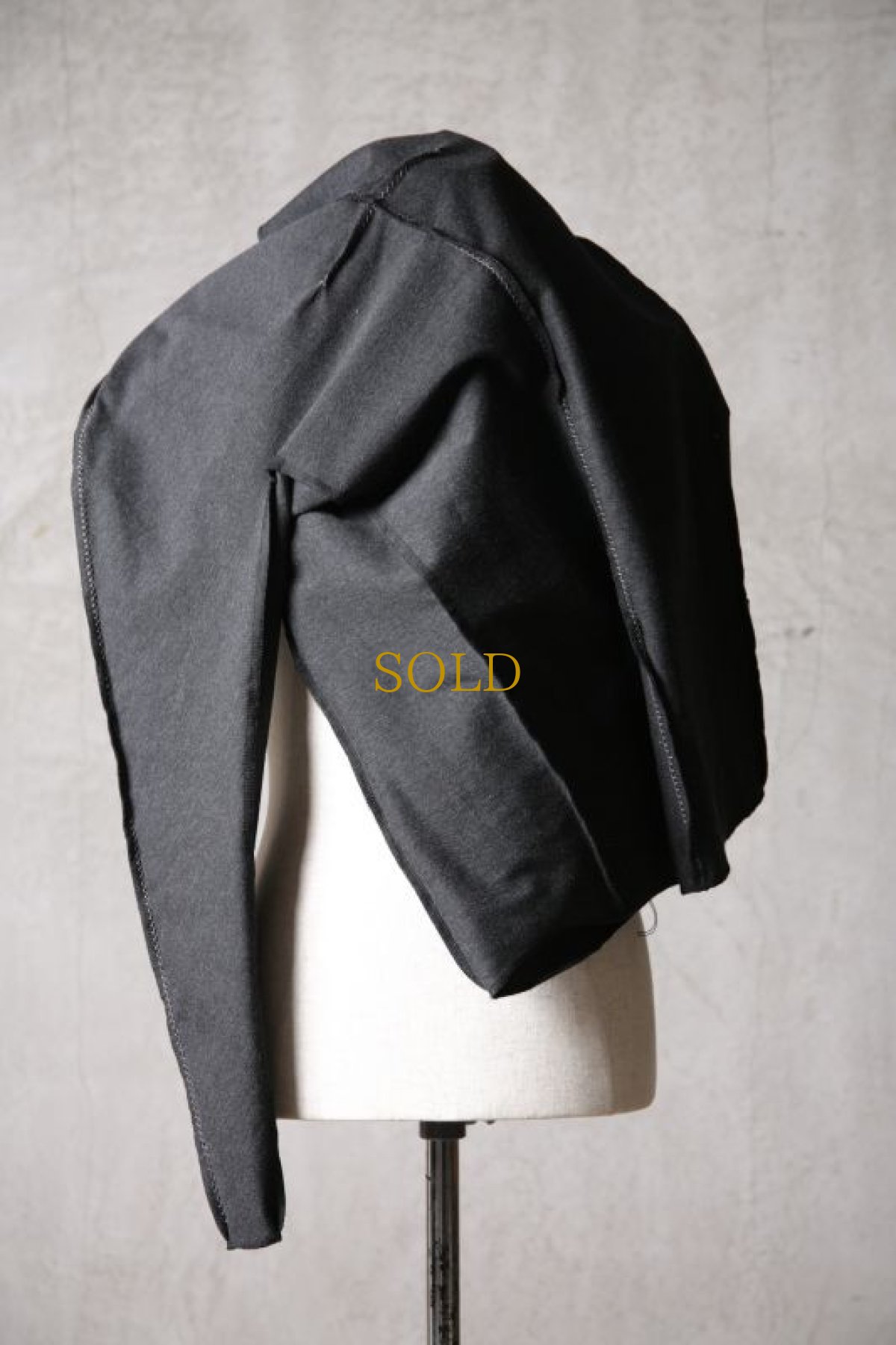 画像10: Wir Lineal / リネアル / KL011-W115 / Protean knit melton Inorganic DRESS FABRIC LONG SLEEVE / Rechts (10)