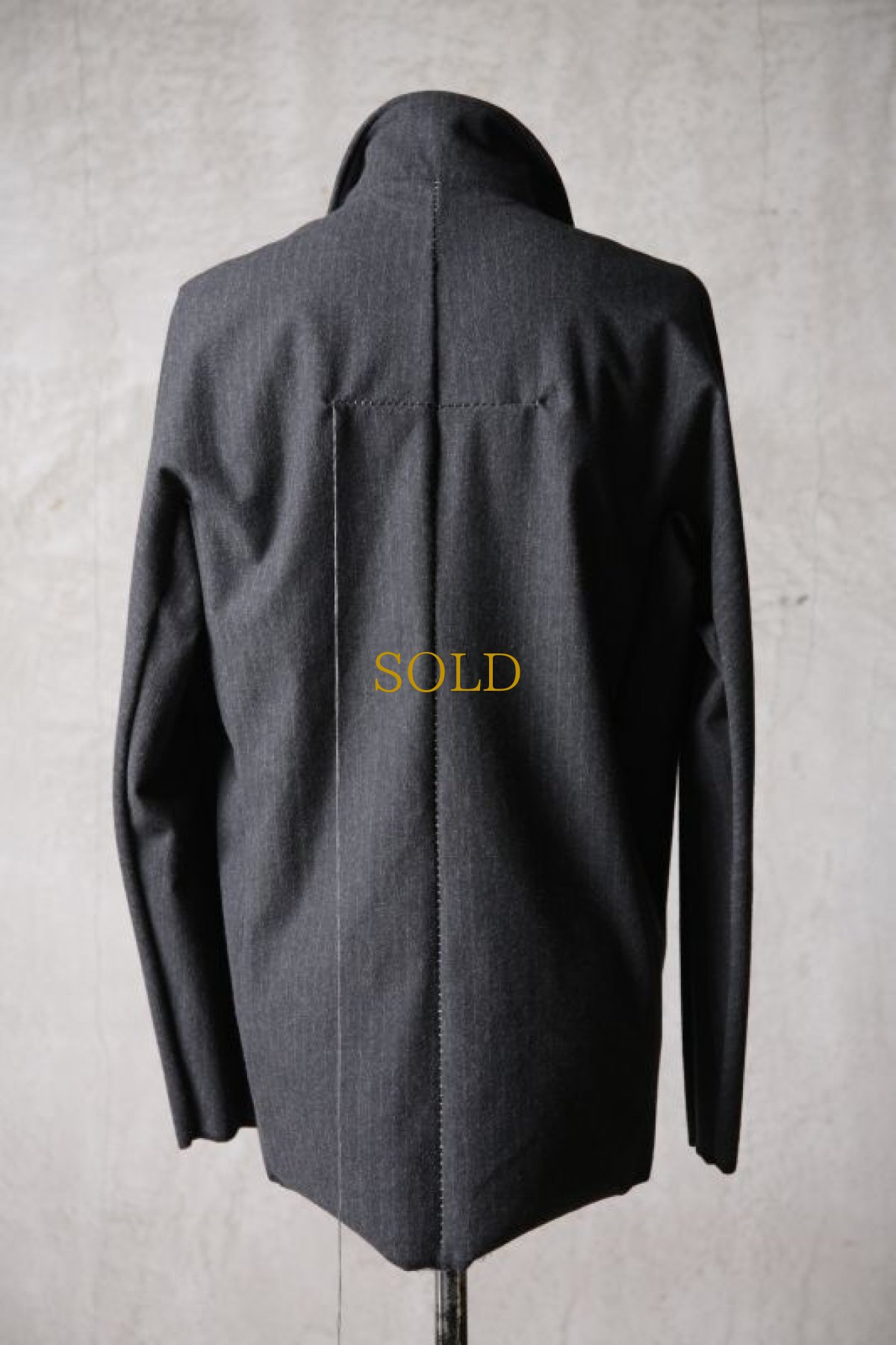 画像9: Wir Lineal / リネアル / KL011-W103 / Protean knit melton Inorganic DRESS SHIRTS / Blinken (9)