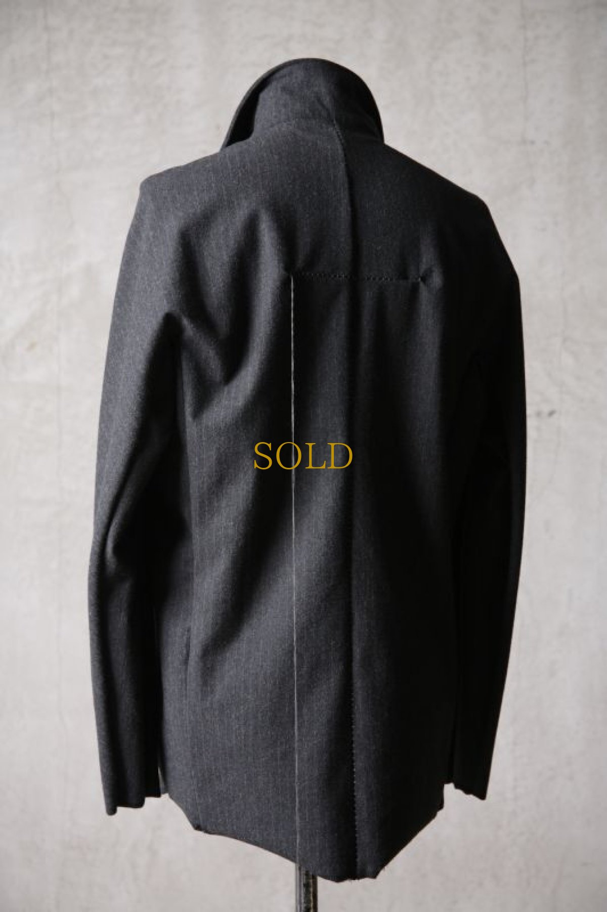 画像8: Wir Lineal / リネアル / KL011-W103 / Protean knit melton Inorganic DRESS SHIRTS / Blinken (8)