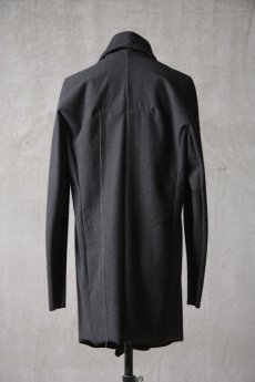 画像10: Wir Lineal / リネアル / KL011-W112 / Protean knit melton Inorganic DRESS CARDIECOAT / Bosch (10)