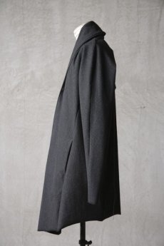 画像6: Wir Lineal / リネアル / KL011-W112 / Protean knit melton Inorganic DRESS CARDIECOAT / Bosch (6)