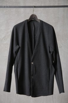 画像1: Wir Lineal / リネアル / KL011-W116 / Protean knit melton Inorganic DRESS CARDIE NC JACKET / Einsam (1)