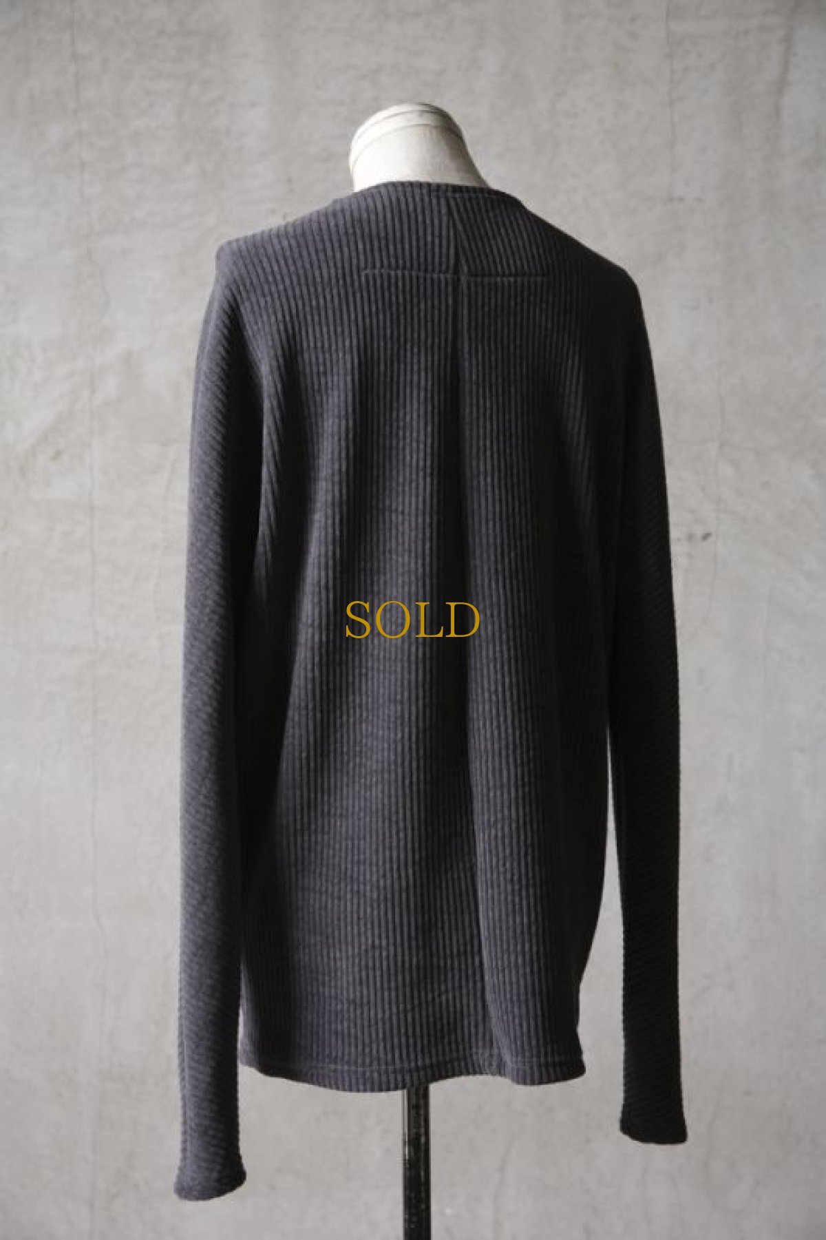 画像8: Wir Lineal / リネアル / KL012-W111 / MordiRoy knit Backcross Calm LONG SLEEVE / Kreuzigung (8)