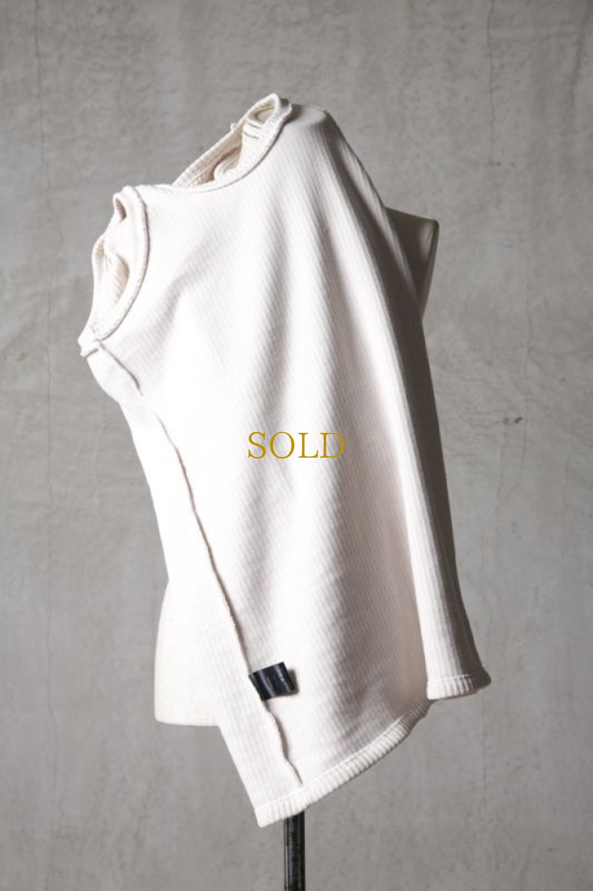 画像10: Wir Lineal / リネアル / 42L4210W107 / バッククロスフラットタンクトップ / Zikadenstimme (10)