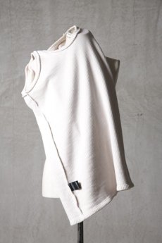画像10: Wir Lineal / リネアル / KL012-W120 / MordiRoy knit Backcross Depth TANK TOP / Aufregung (10)