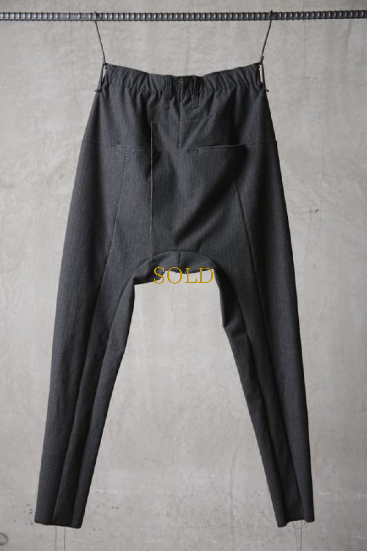 画像2: Wir Lineal / リネアル / KL011-W110 / Protean knit melton Inorganic DRESS PANTS #2 / Nadel (2)