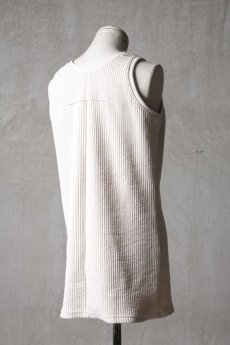 画像7: Wir Lineal / リネアル / KL012-W120 / MordiRoy knit Backcross Depth TANK TOP / Aufregung (7)