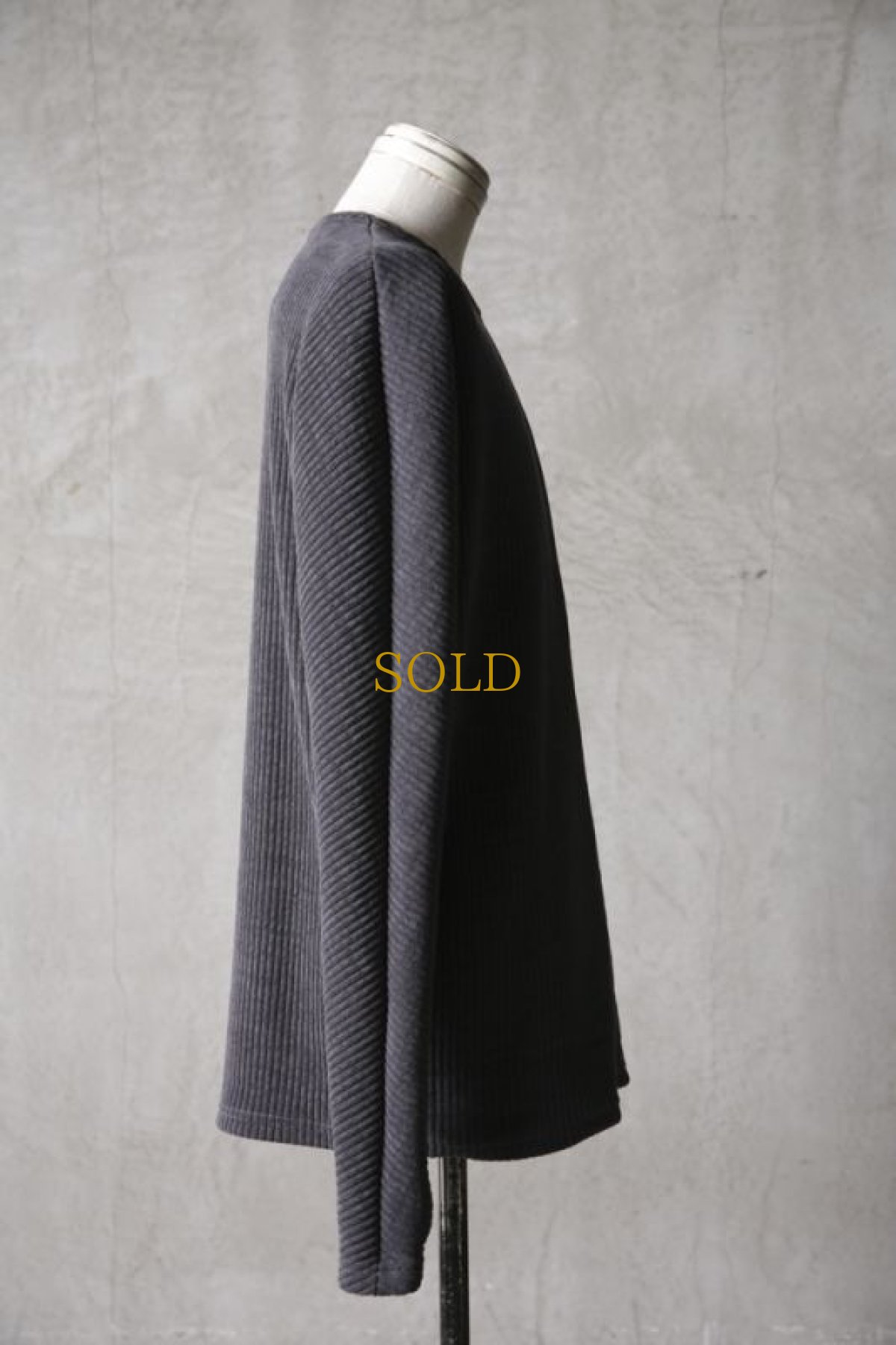 画像6: Wir Lineal / リネアル / KL012-W111 / MordiRoy knit Backcross Calm LONG SLEEVE / Kreuzigung (6)